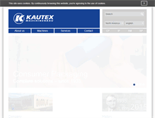 Tablet Screenshot of kautex-group.com